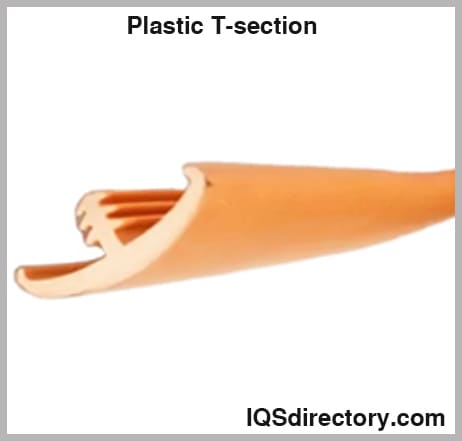 Plastic T-section