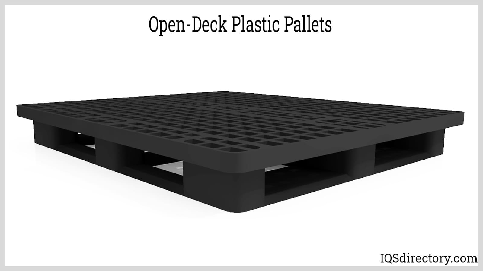 Open-Deck Plastic Pallets