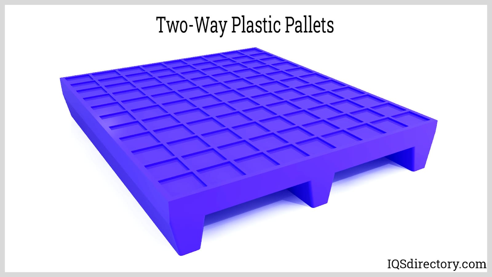  Two-Way Plastic Pallets