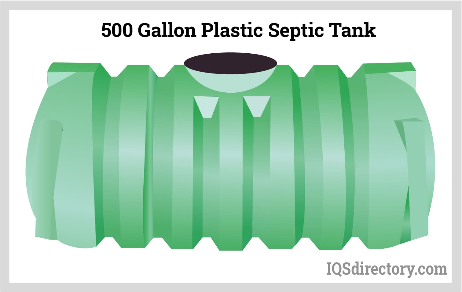500 Gallon Plastic Septic Tank