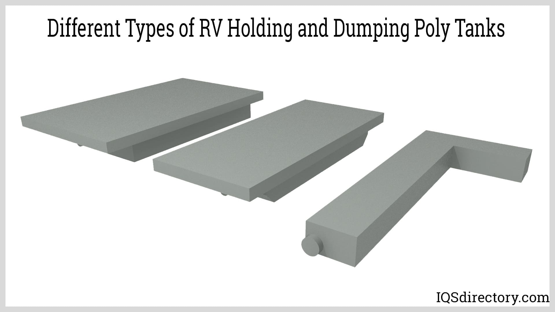 Different Types of RV Holding and Dumping Poly Tanks