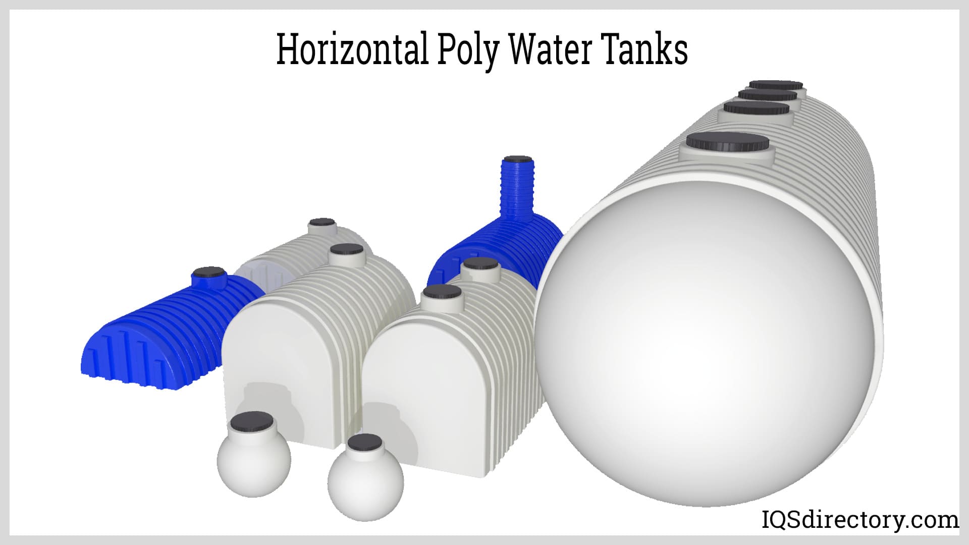 Horizontal Poly Water Tanks