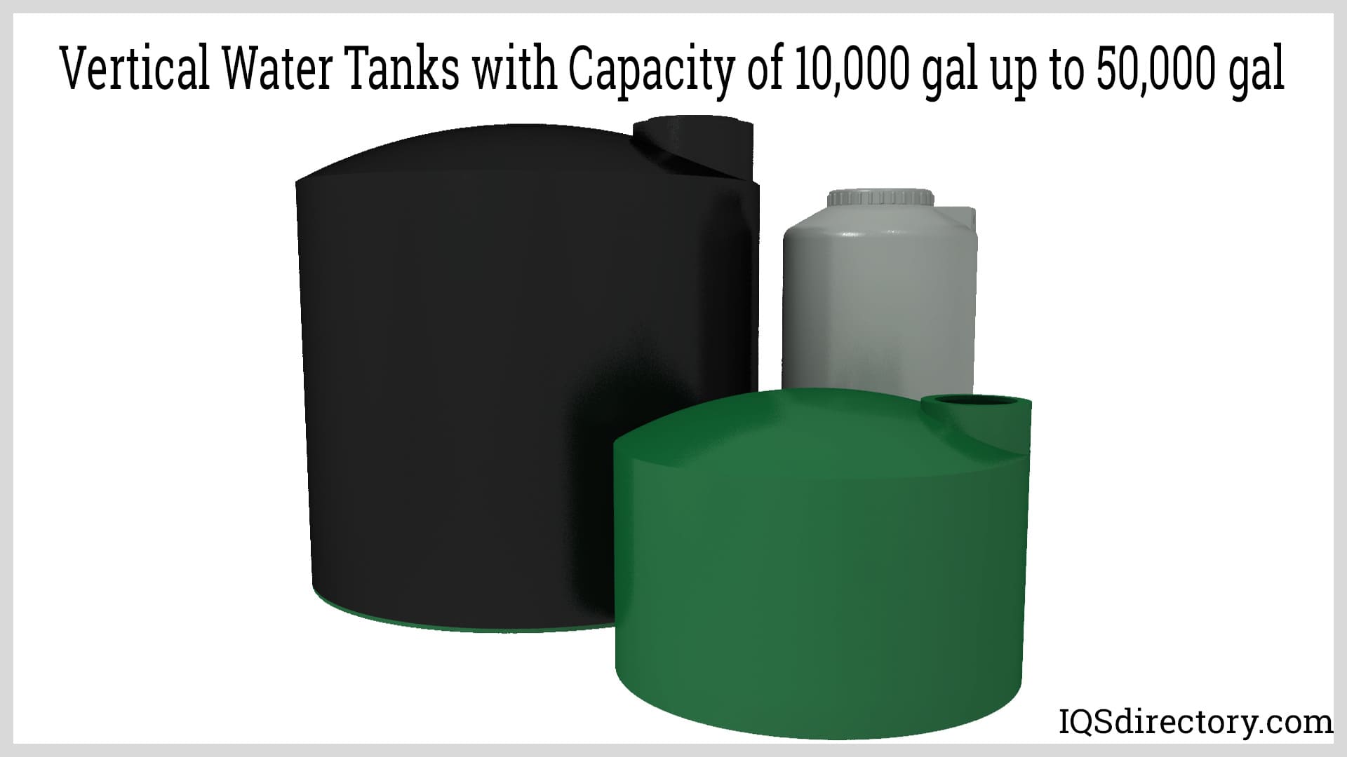 Vertical Water Tanks with Capacity of 10,000 gal up to 50,000 gal
