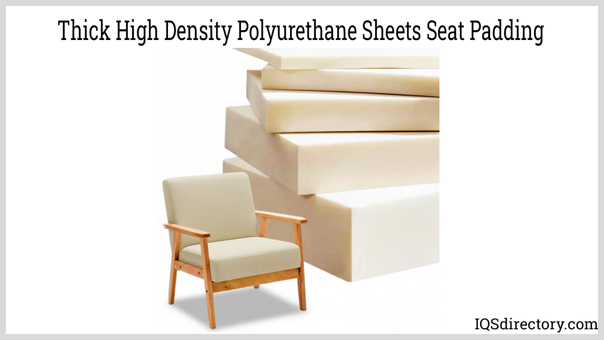 Thick High Density Polyurethane Sheets Seat Padding