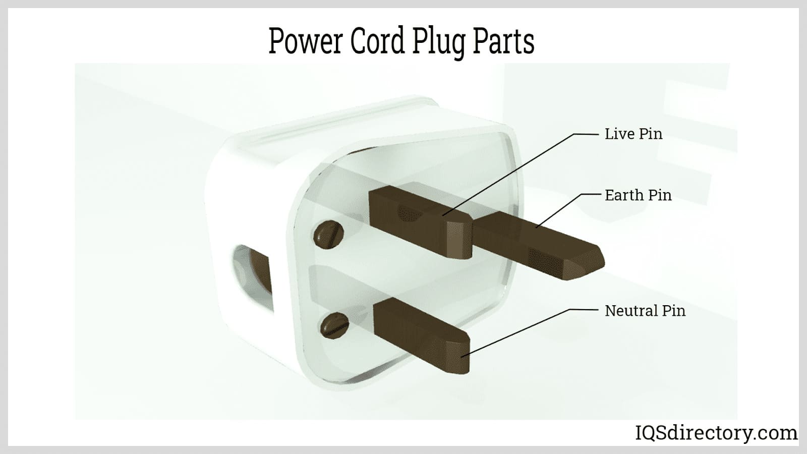 power cord plug parts