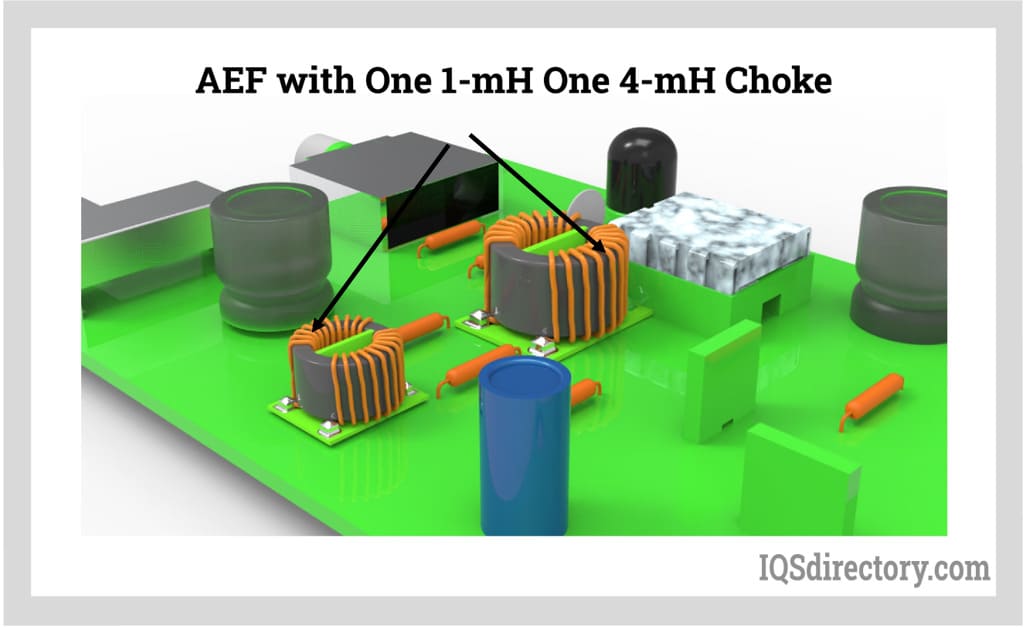 AEF with One 1-mH One 4-mH Choke