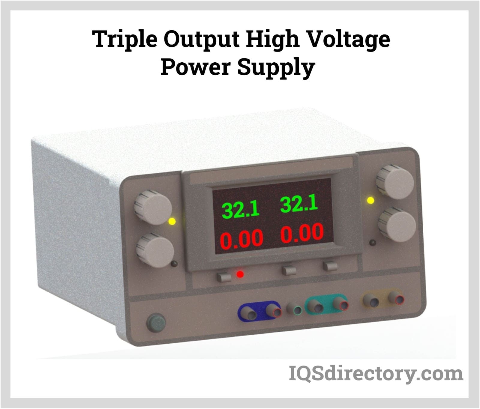 Triple Output High Voltage Power Supply