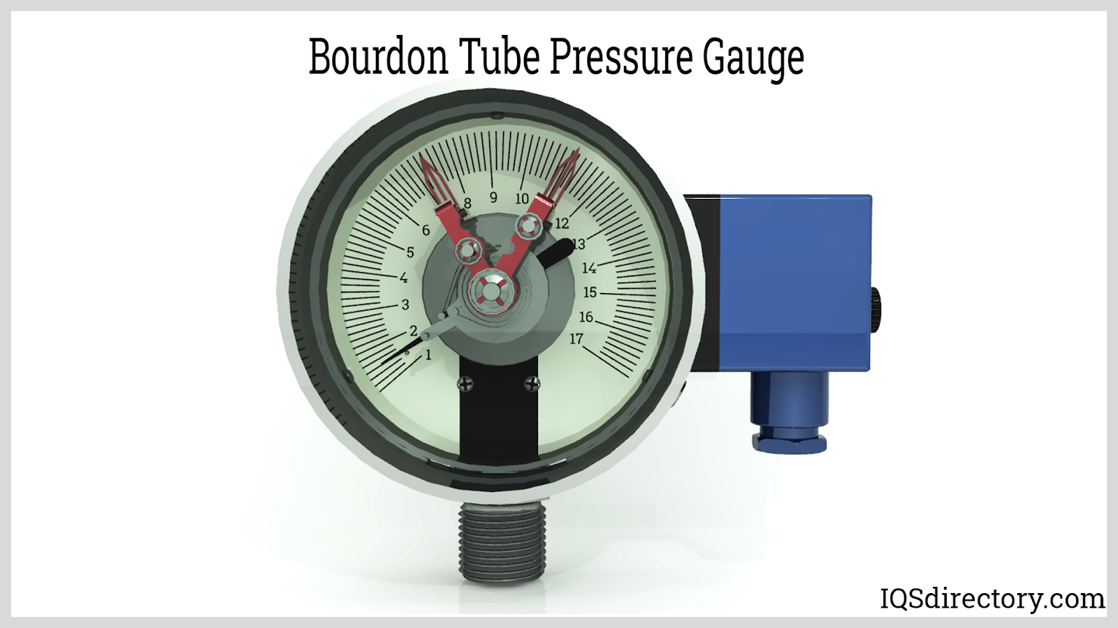 Bourdon Tube Pressure Gauge