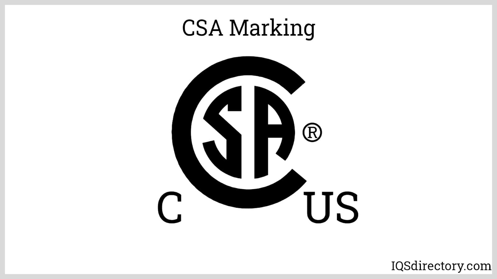 CSA Marking