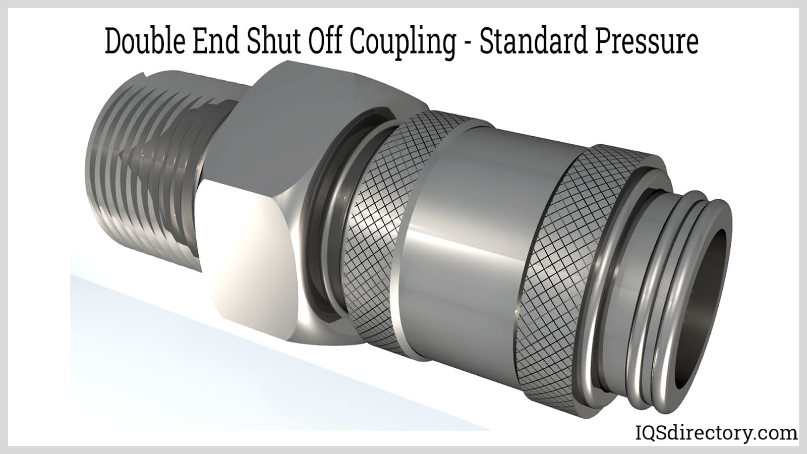 Double End Shut Off Coupling-Standard Pressure