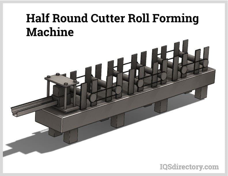 Half Round Cutter Roll Forming Machine