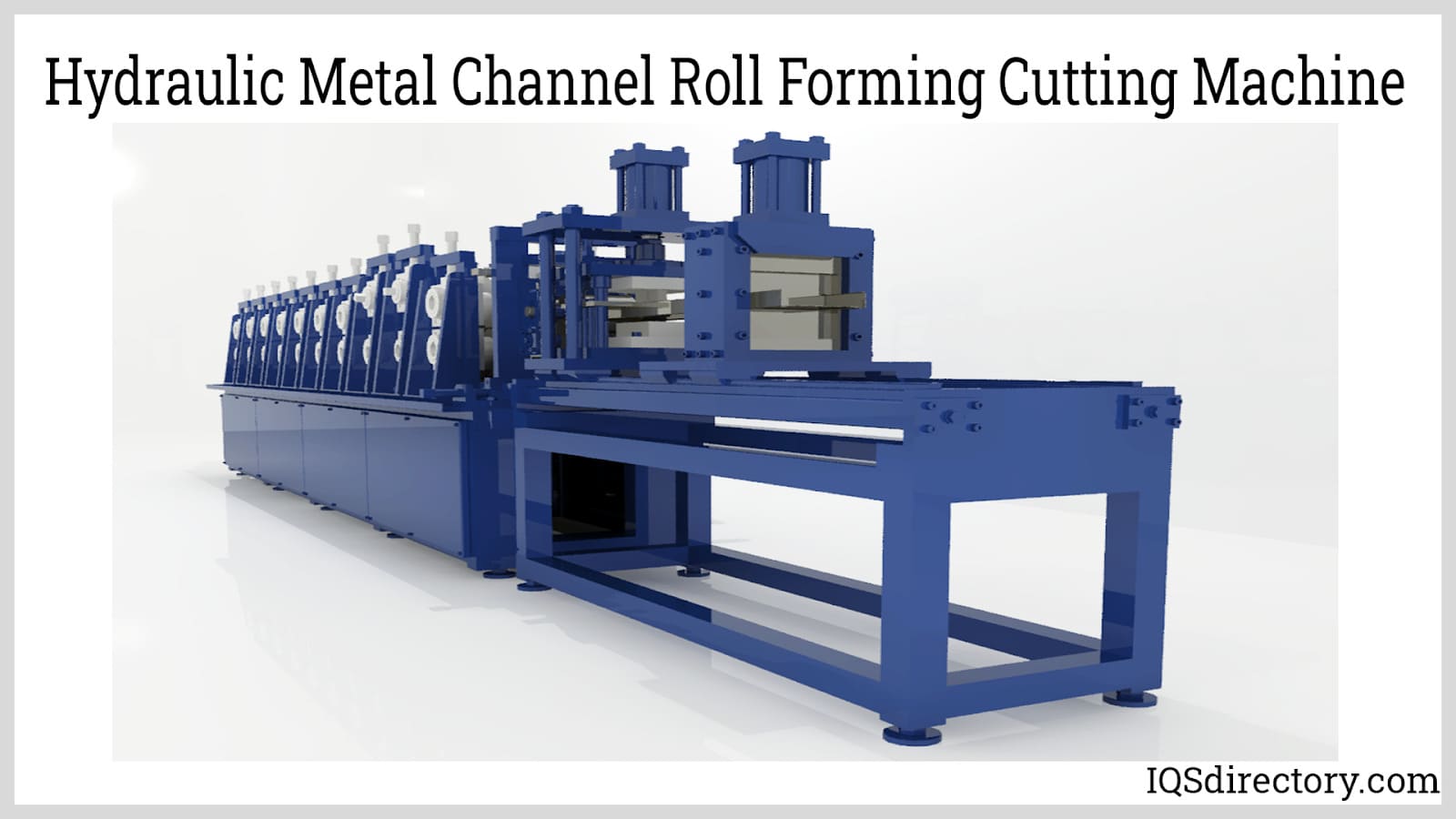 Hydraulic Metal Channel Roll Forming Cutting Machine