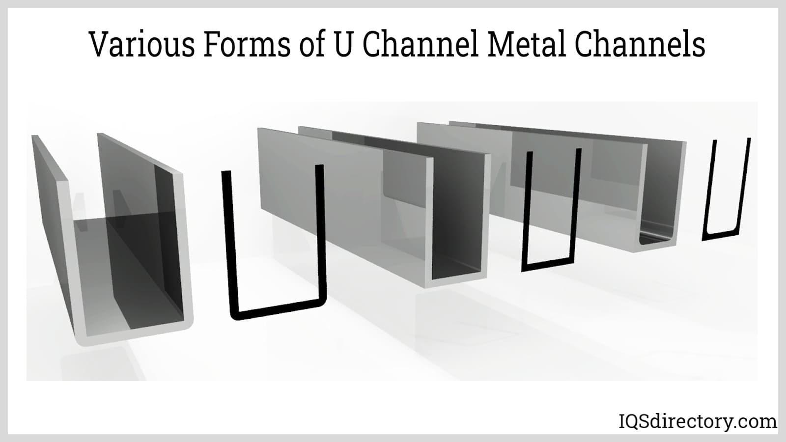 Various Forms of U Channel Metal Channels
