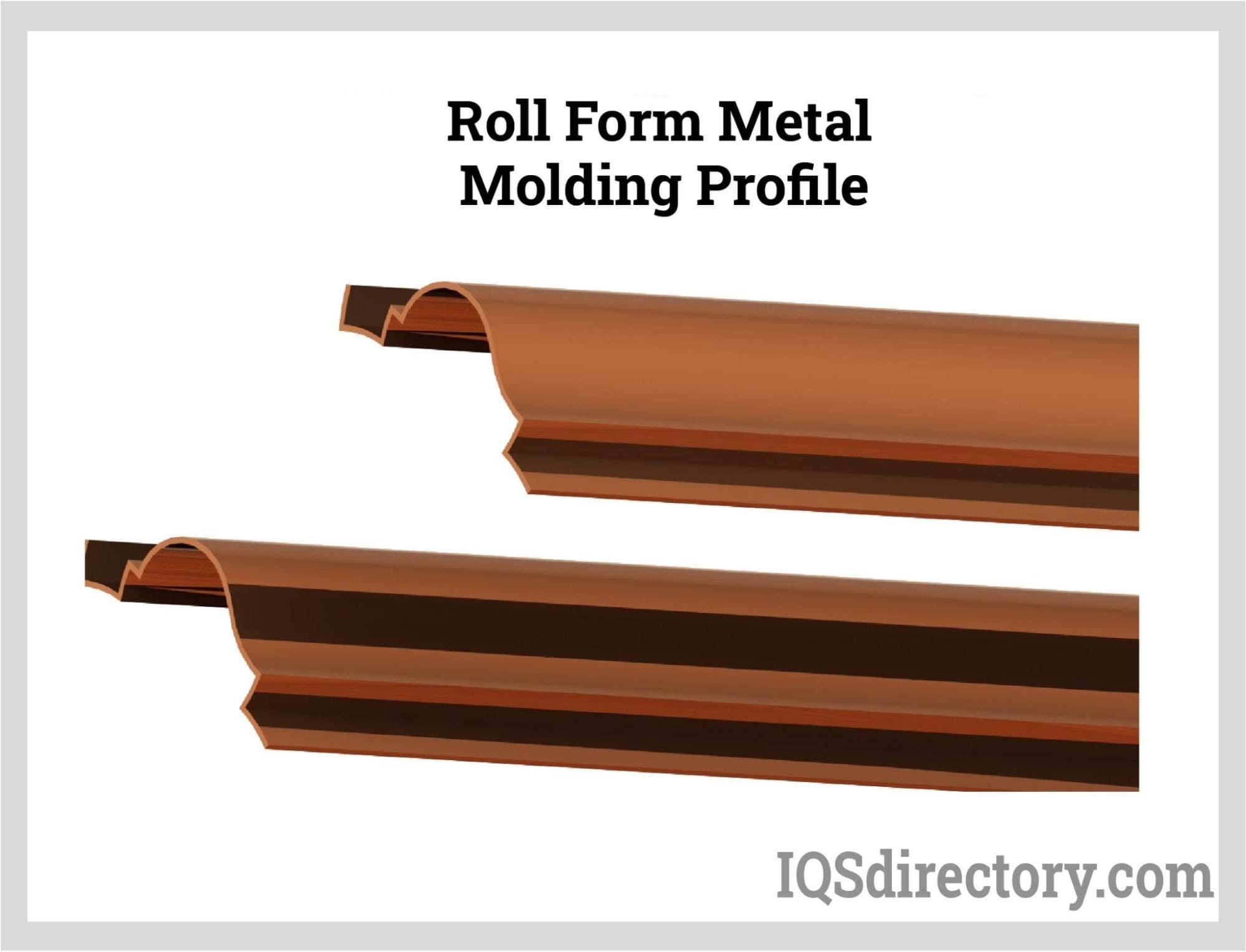 Roll Form Metal Molding Profile