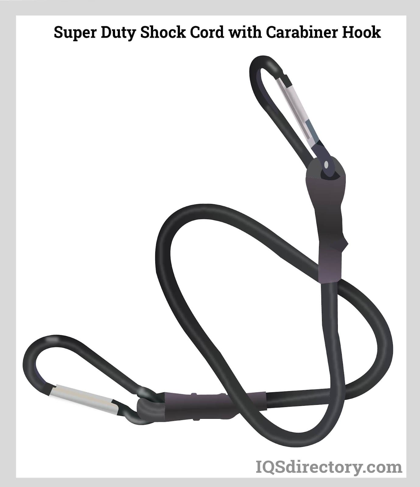 Super Duty Shock Cord with Carabiner Hook