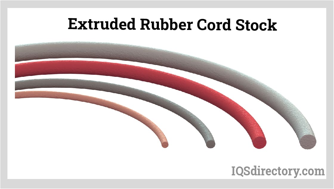 Extruded Rubber Cord Stock