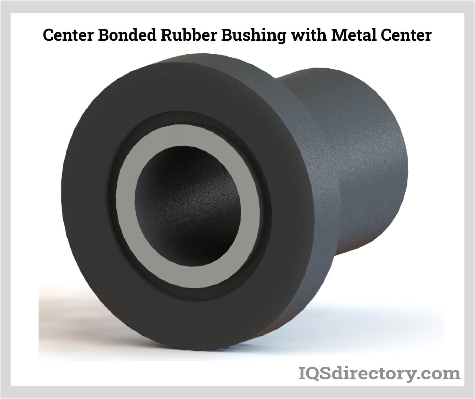 Center Bonded Rubber Bushing with Metal Center