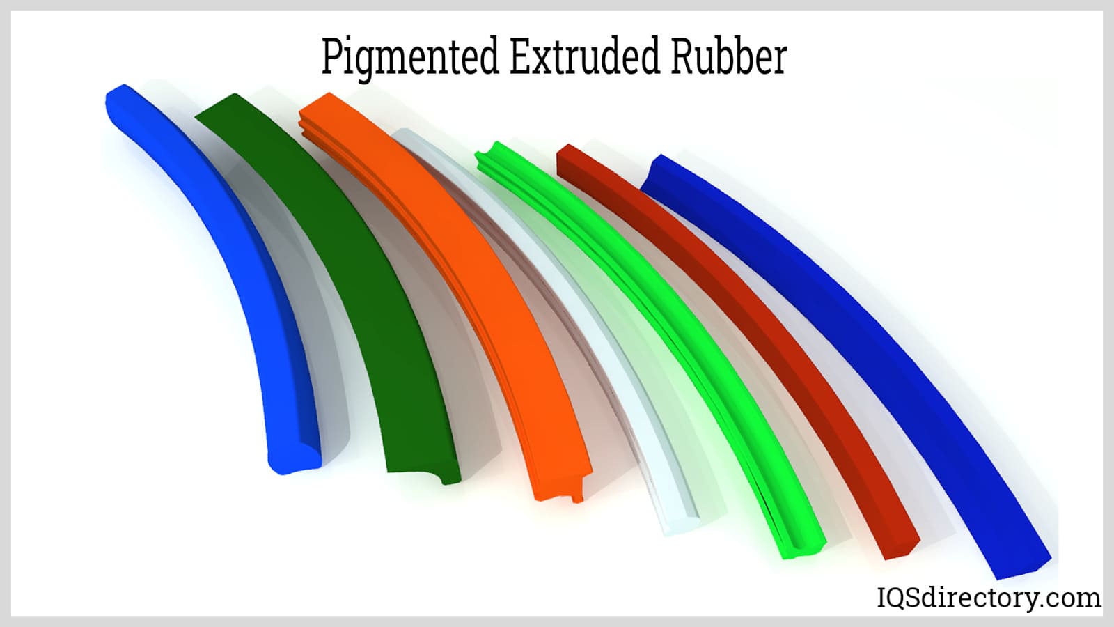 Pigmented Extruded Rubber