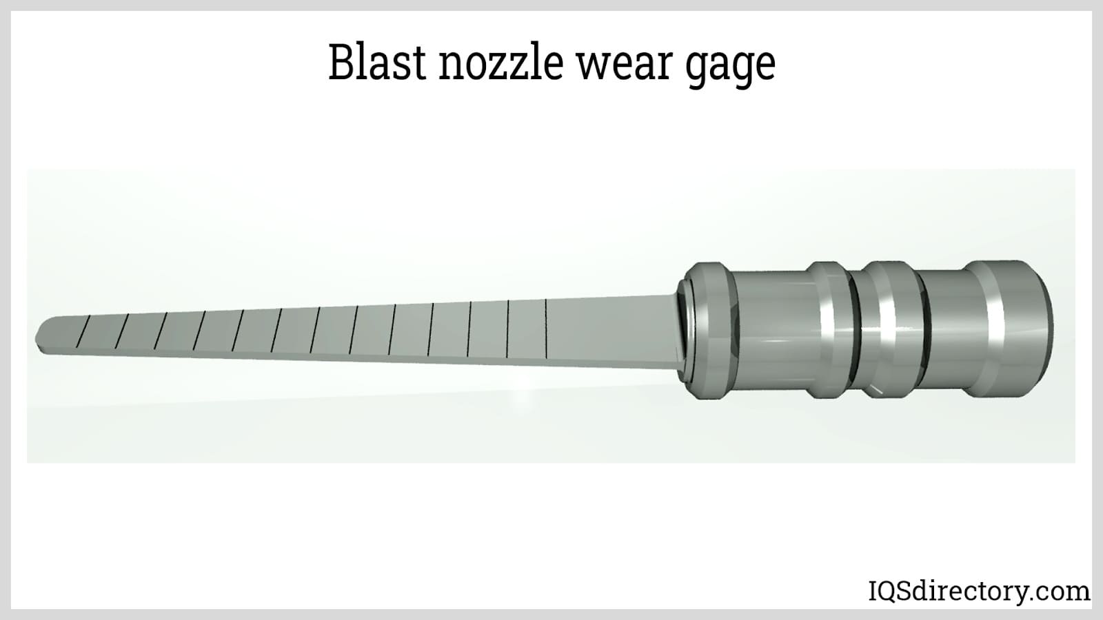 Blast Nozzle Wear Gage