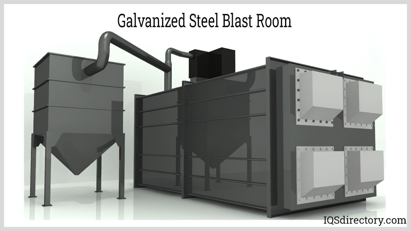 Galvanized Steel Blast Room