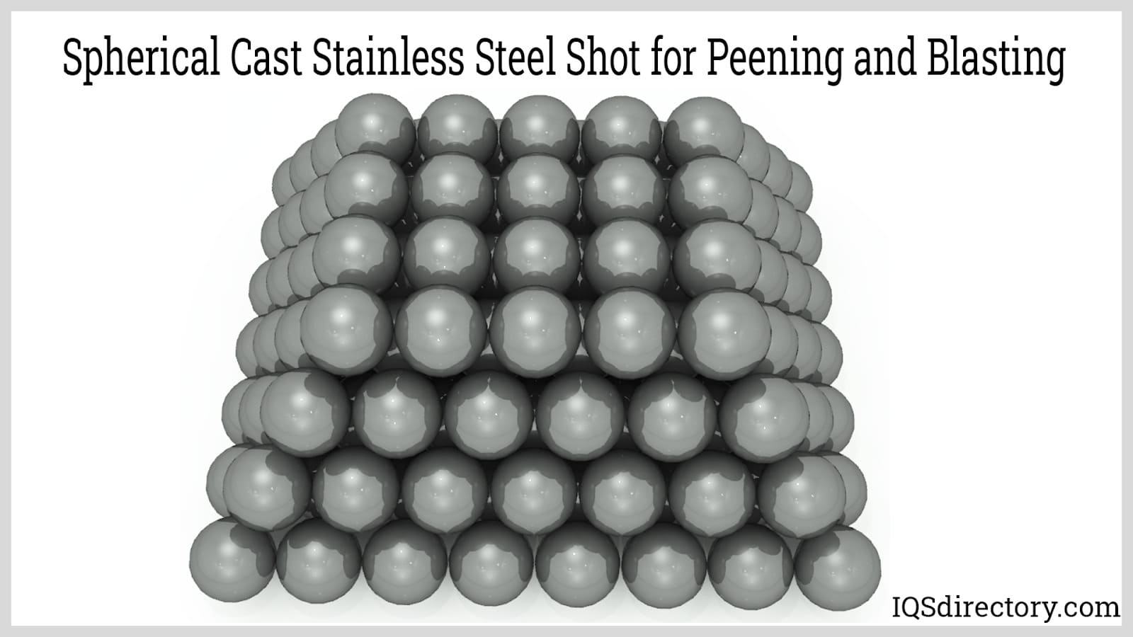 Spherical Cast Stainless Steel Shot for Peening and Blasting