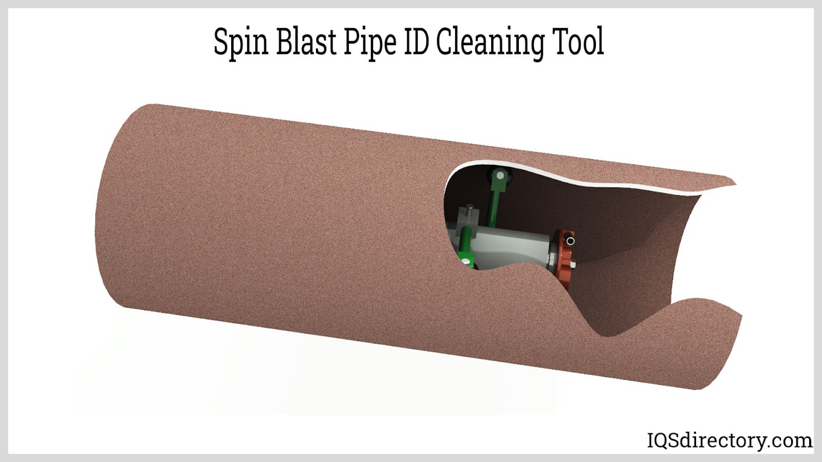 Spin Blast Pipe ID Cleaning Tool