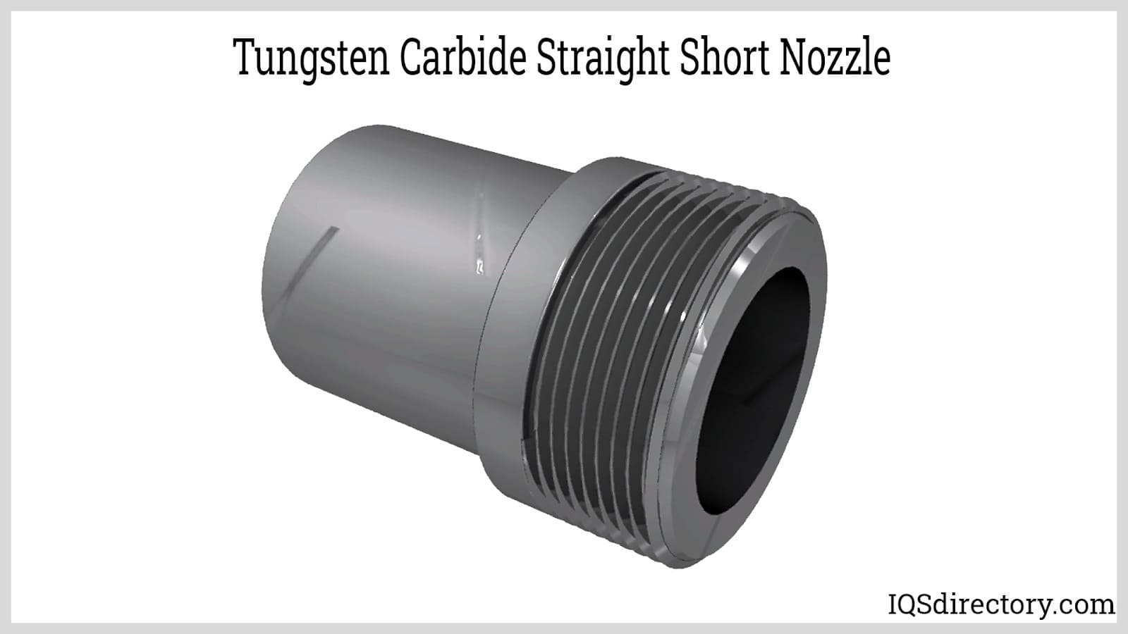 Tungsten Carbide Straight Short Nozzle