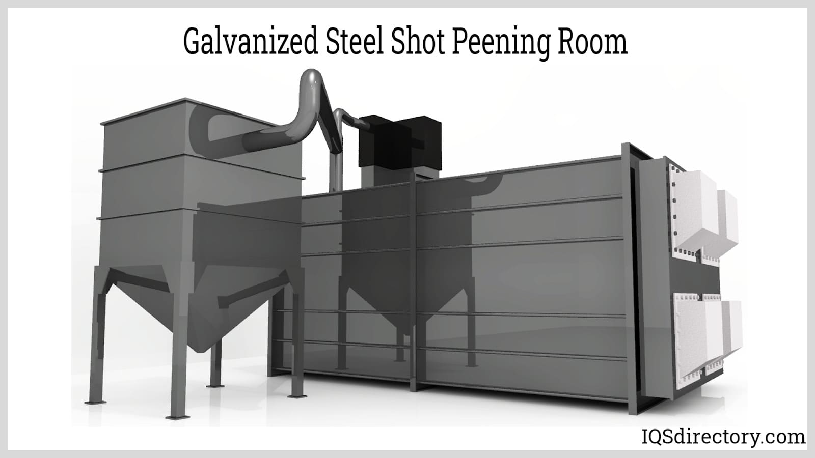 Galvanized Steel Shot Peening Room