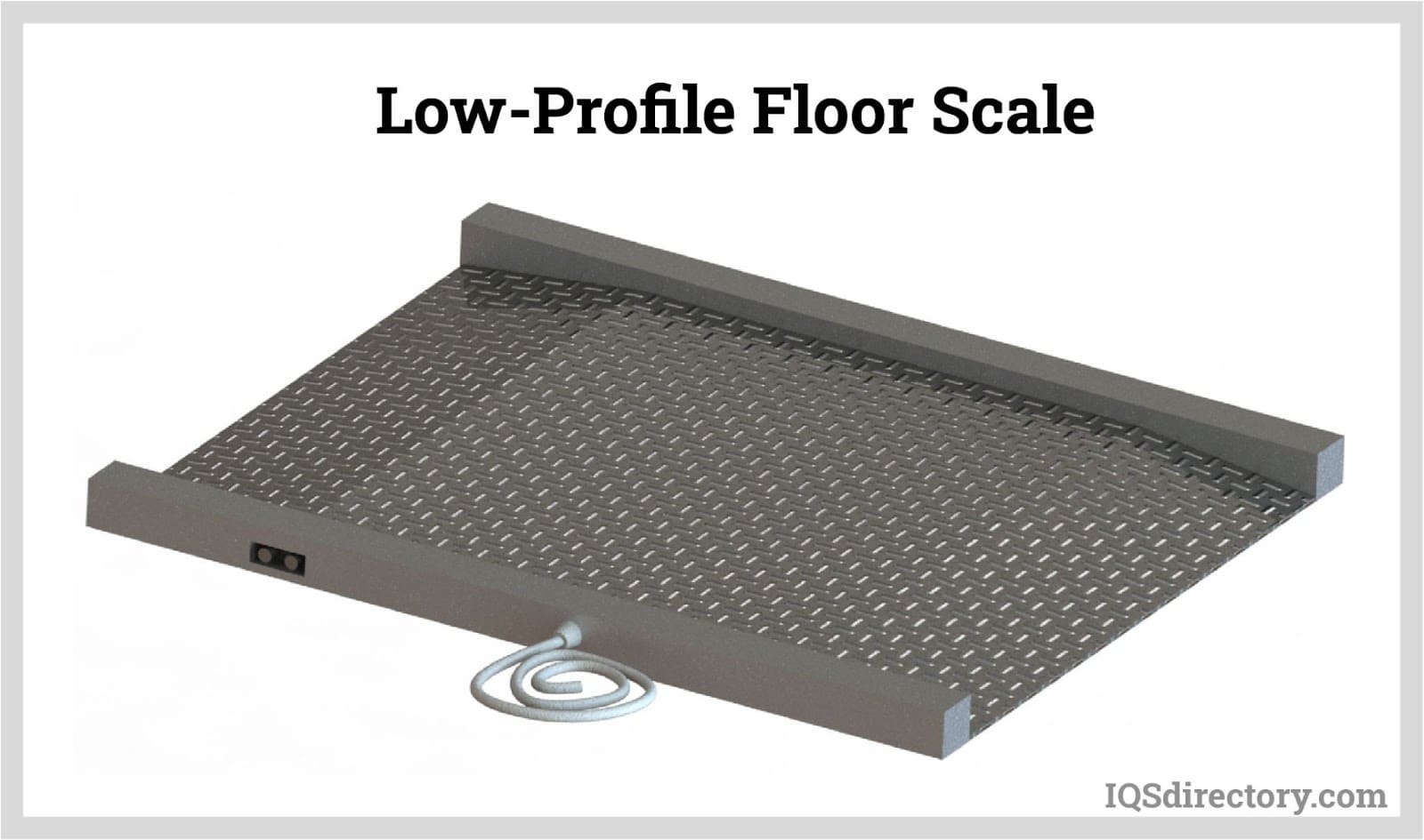 Low-Profile Floor Scale