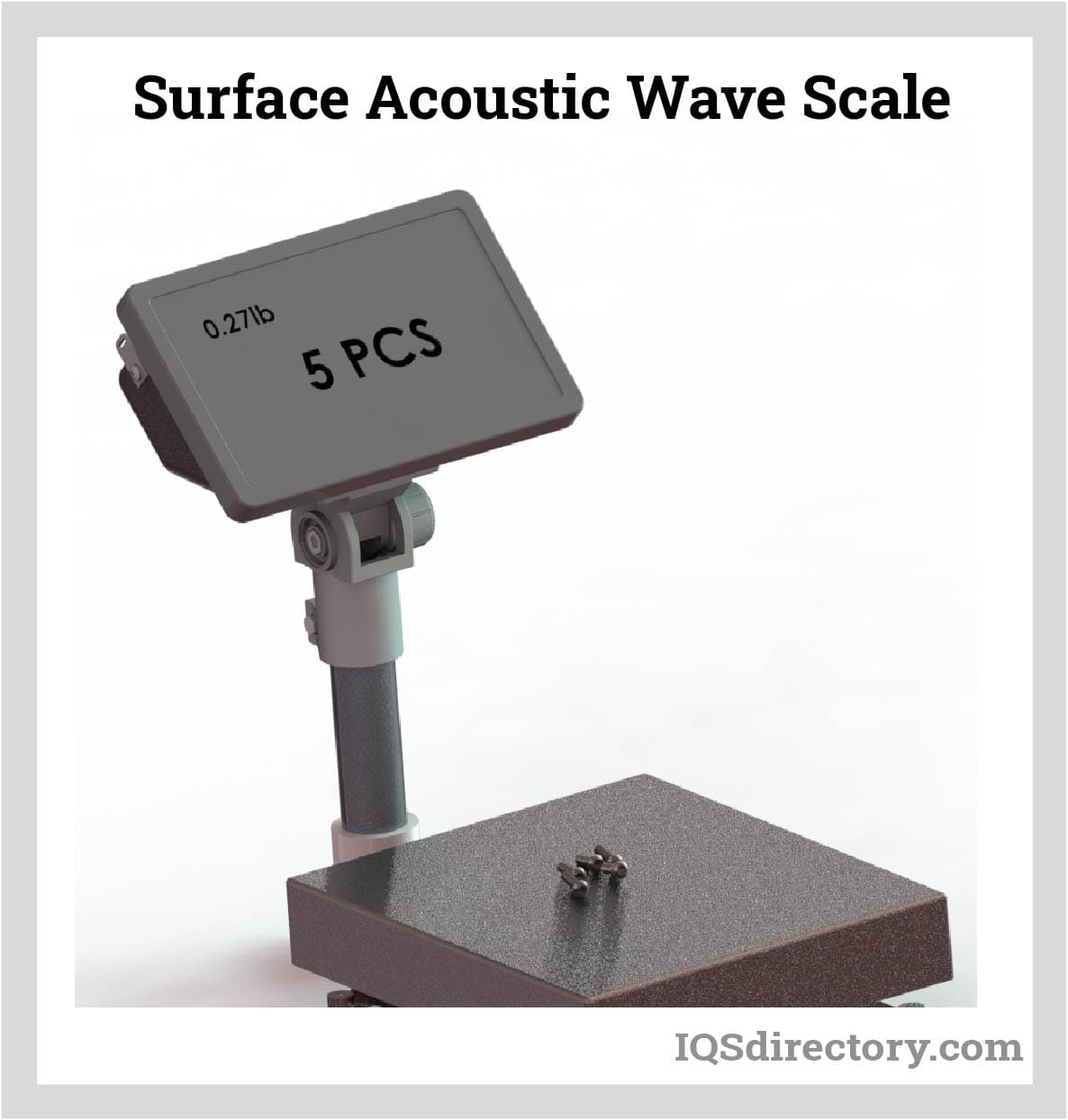 Surface Acoustic Wave Scale