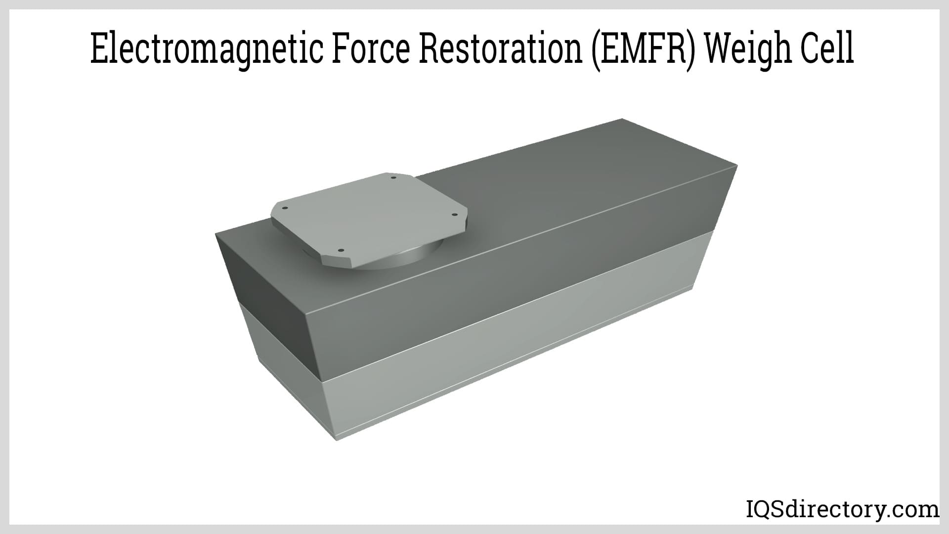 Electromagnetic Force Restoration (EMFR) Weigh Cell