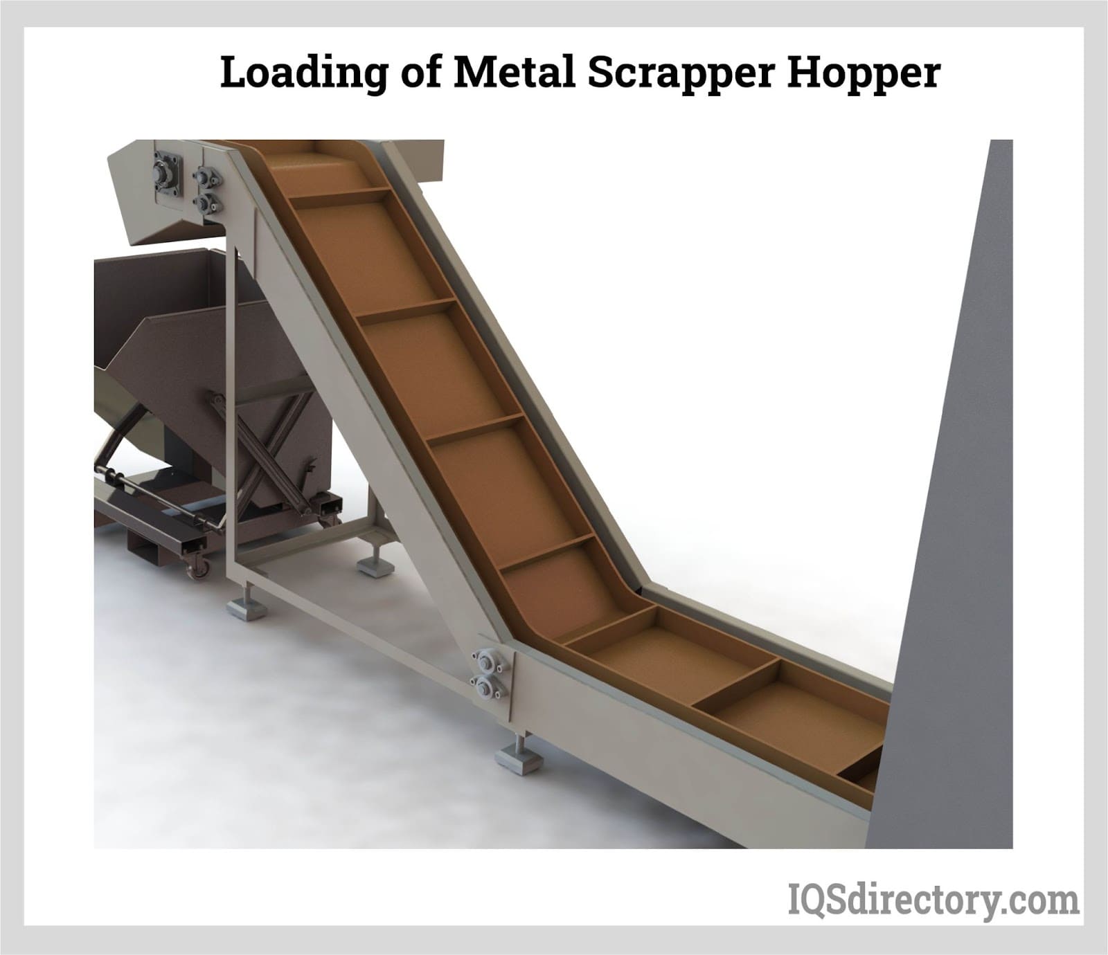Loading of Metal Scrapper Hopper