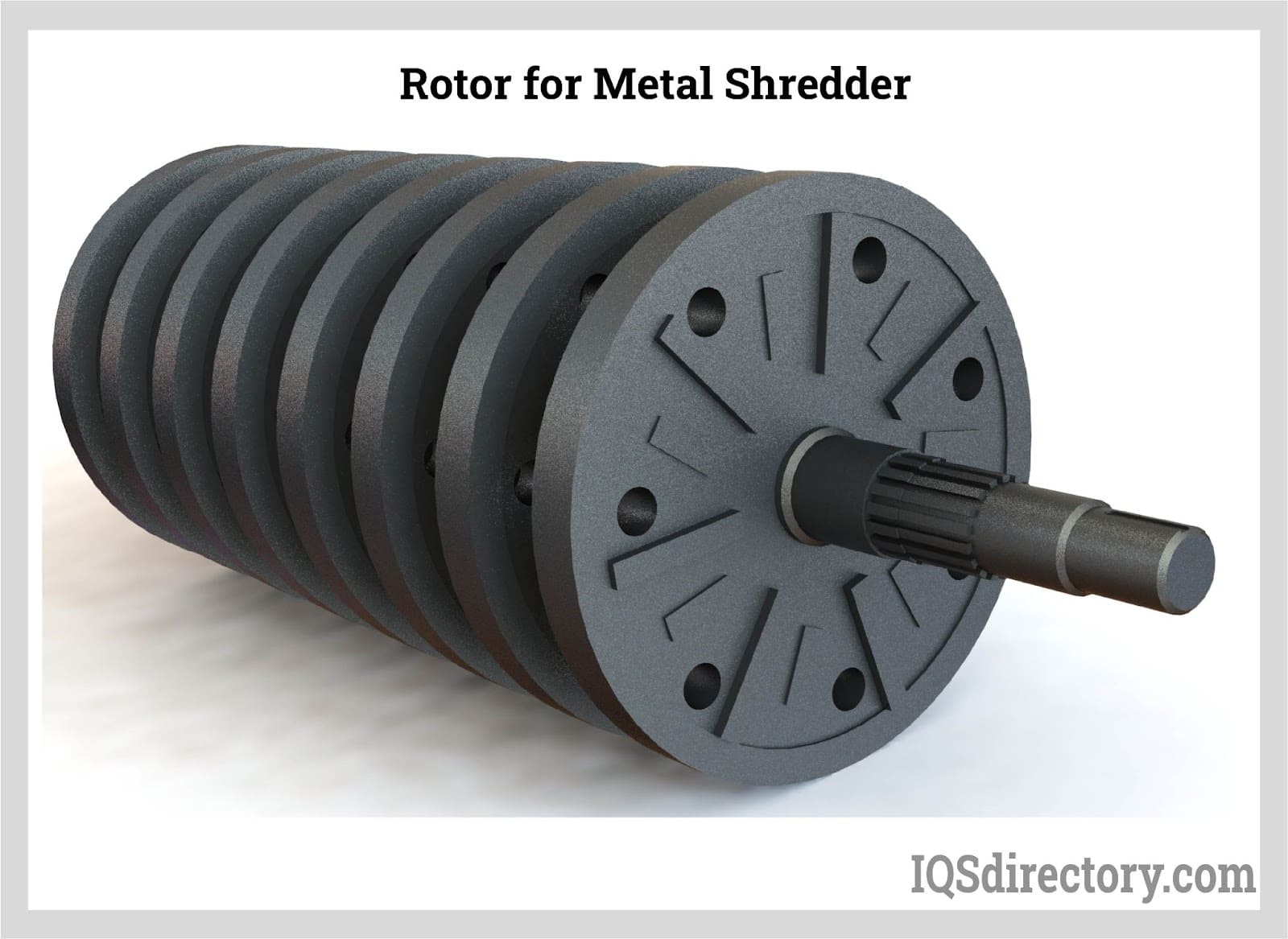 Rotor for Metal Shredder