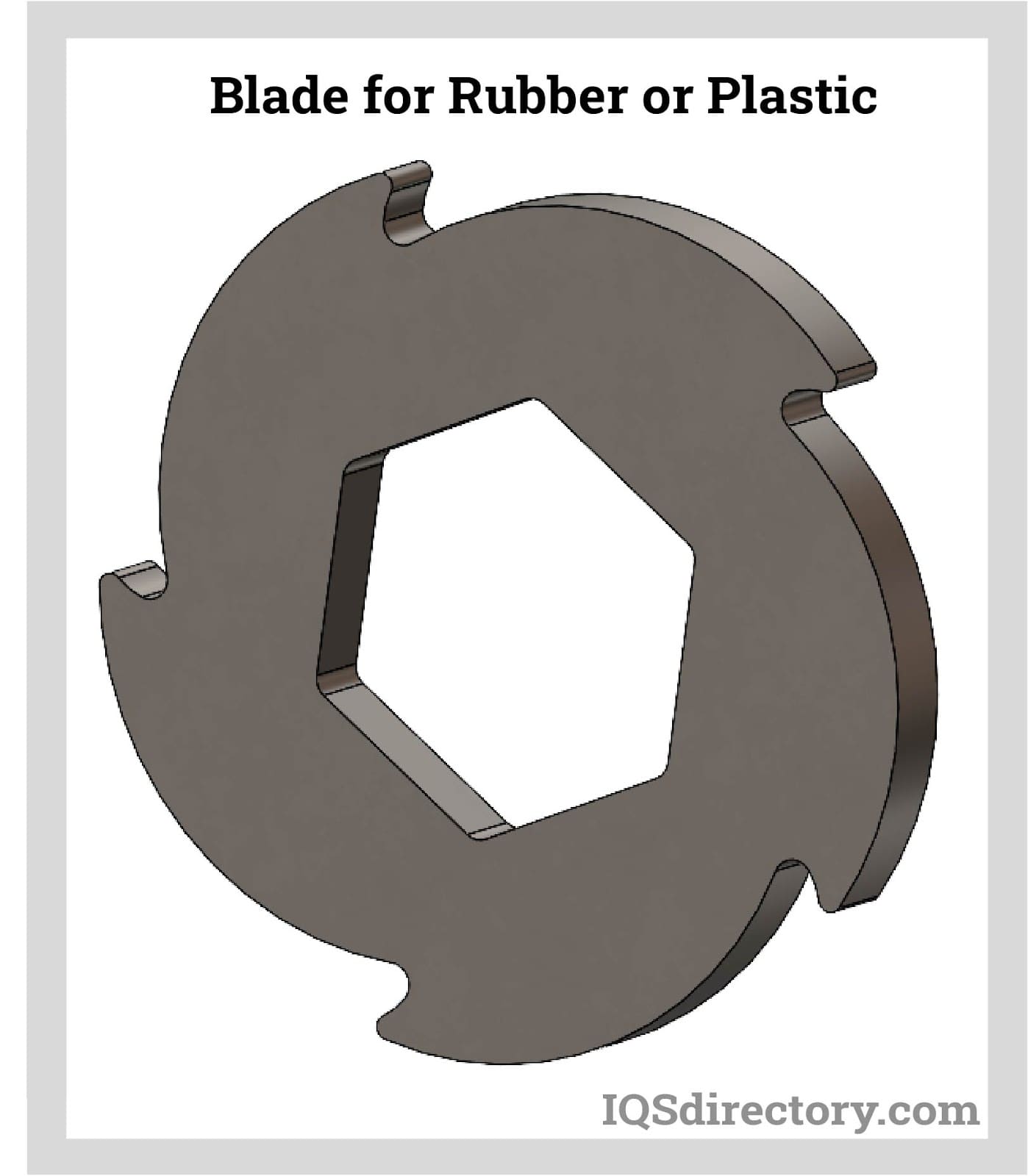 Blade for Rubber or Plastic