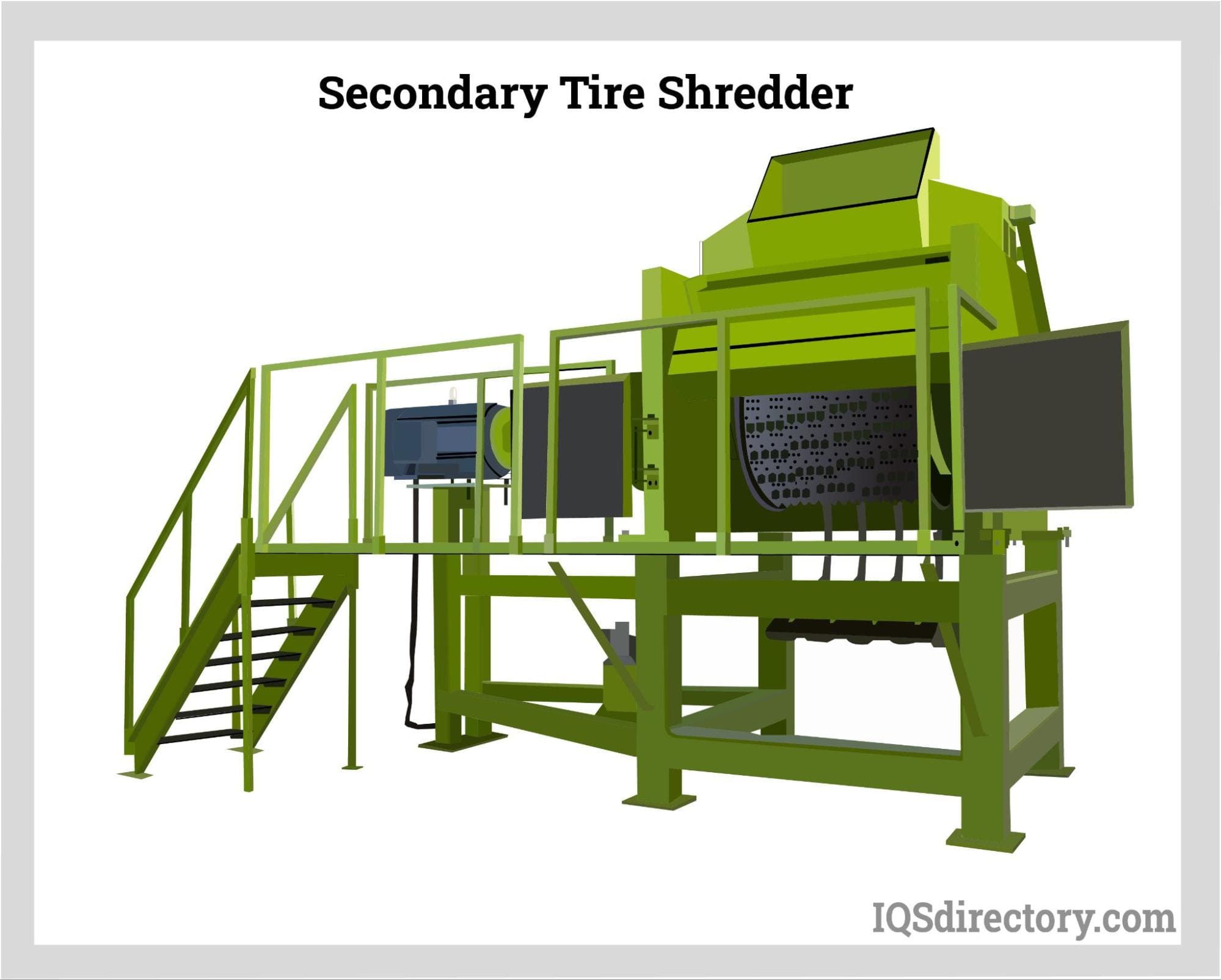 Secondary Tire Shredder