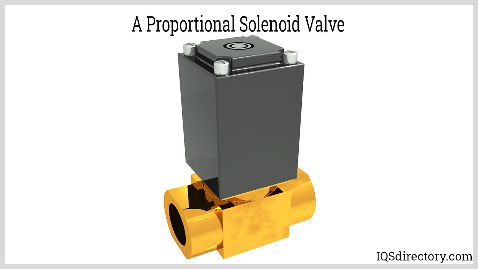 a proportional solenoid valve