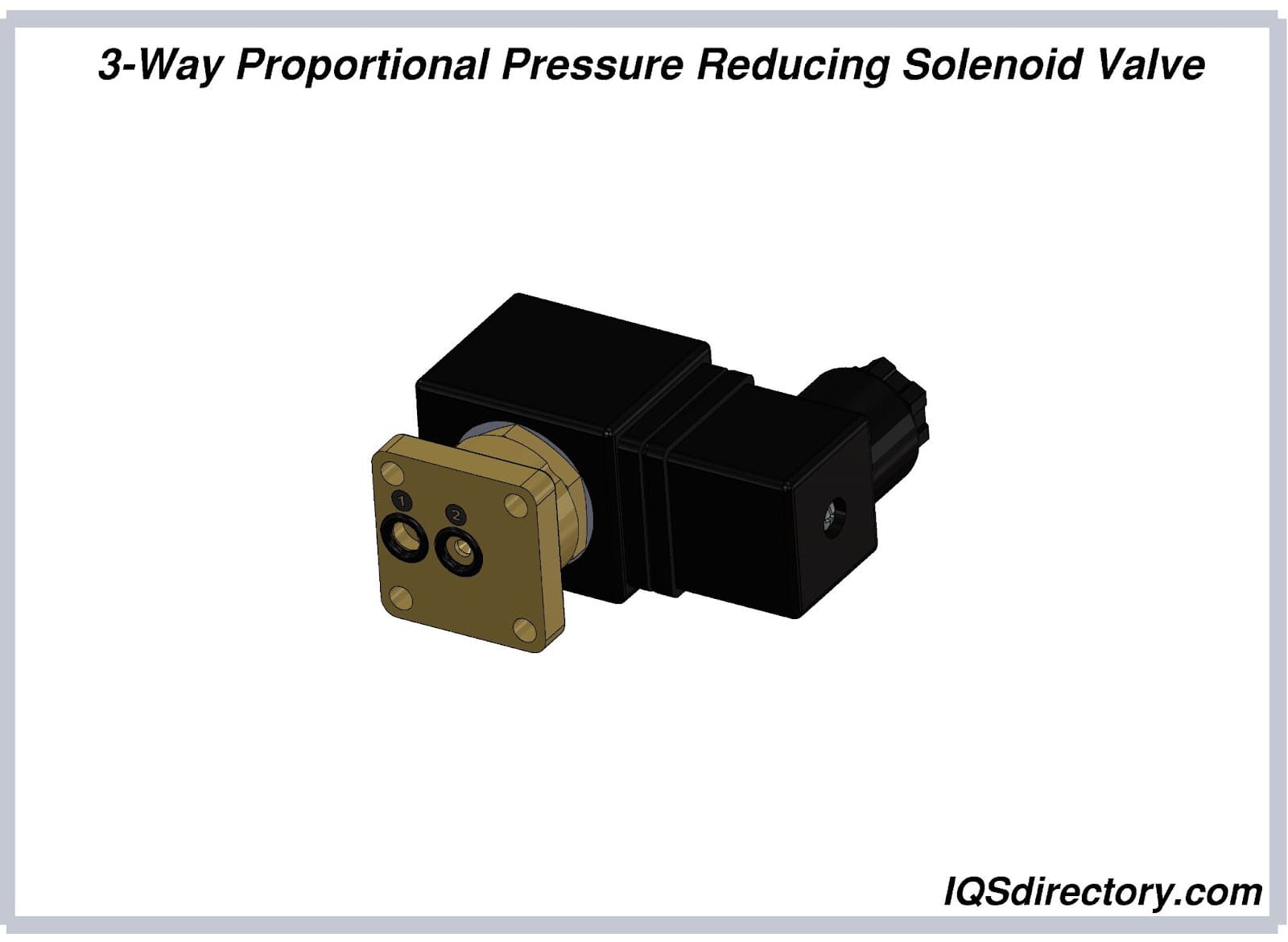 3-Way Proportional Pressure Reducing Solenoid Valve