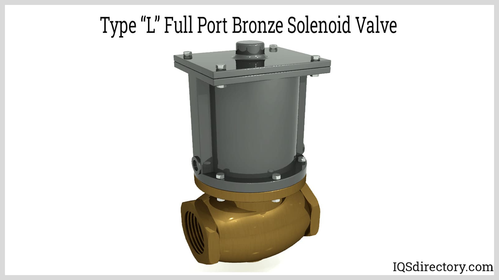 Type "L" Full Port Bronze Solenoid Valve