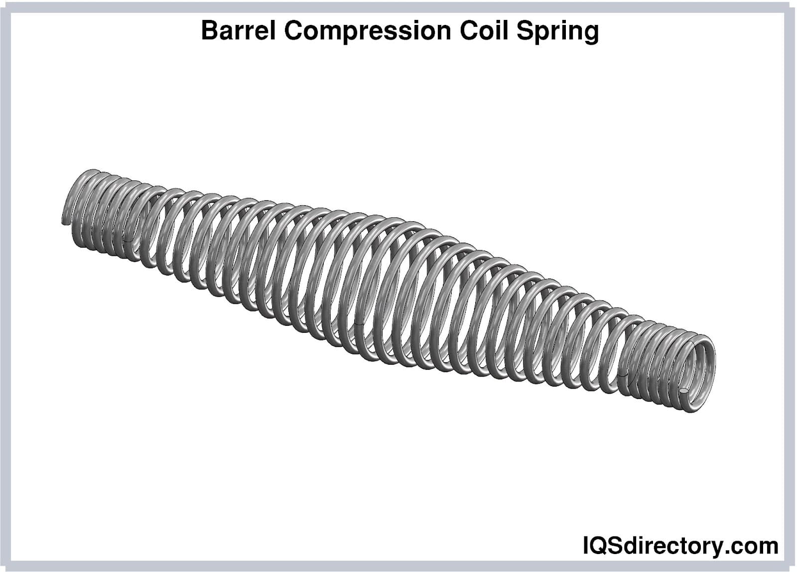 Barrel Compression Coil Spring
