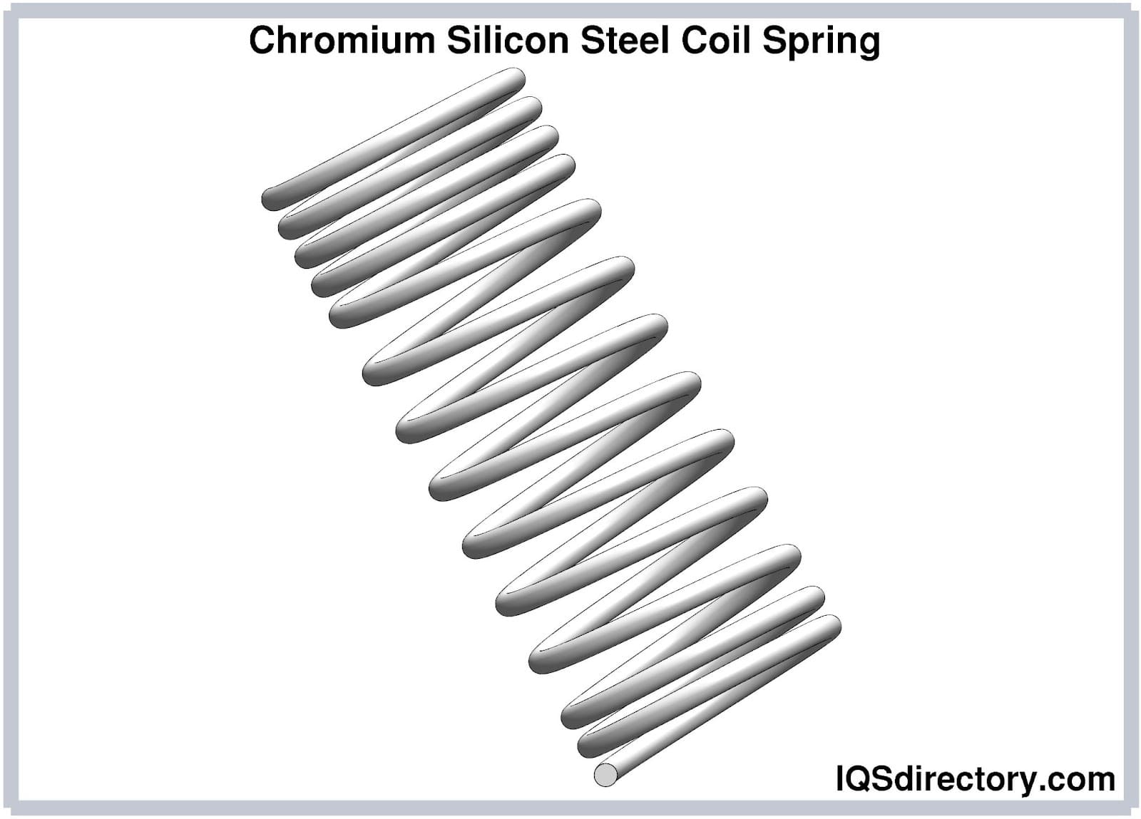 Chromium Silicon Steel Coil Spring