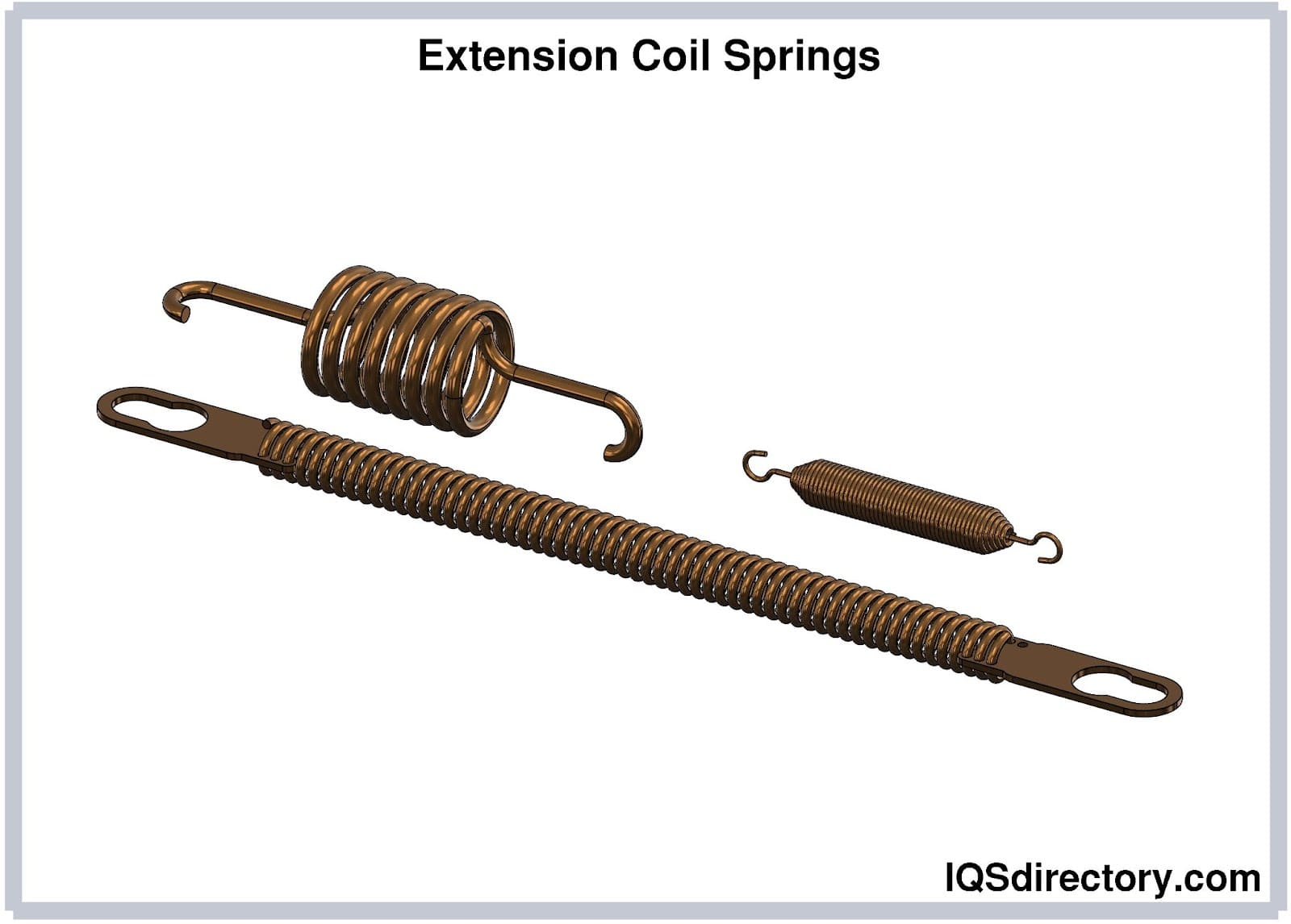 Extension Coil Springs