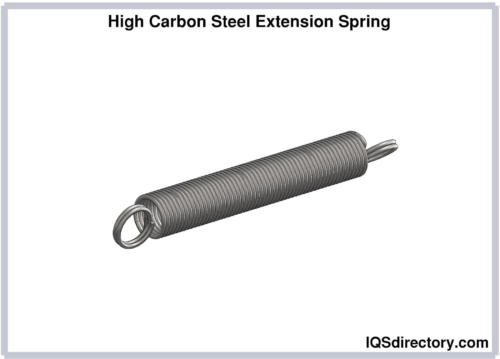 High Carbon Steel Extension Spring