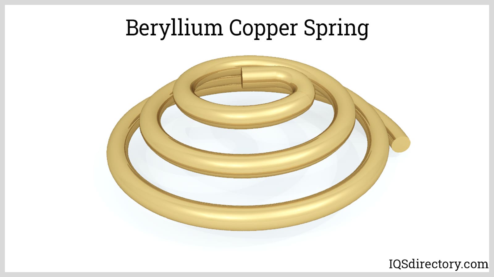 Beryllium Copper Spring