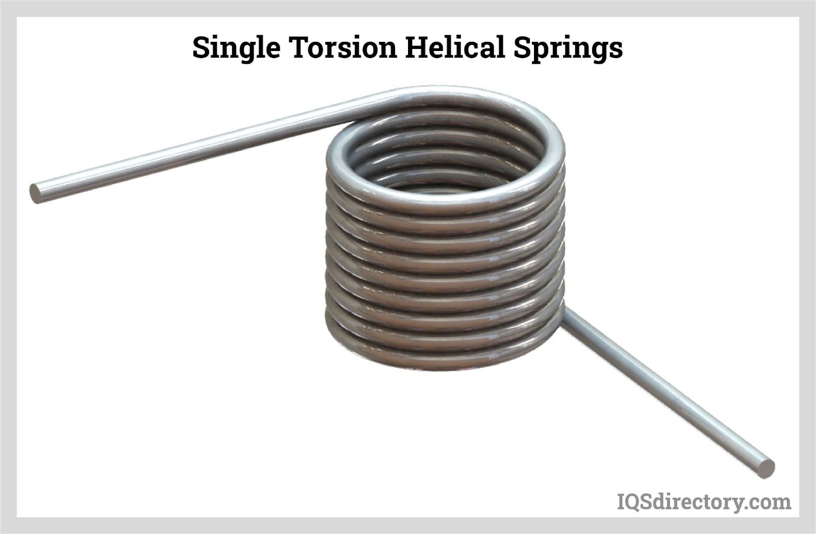 Single Torsion Helical Springs
