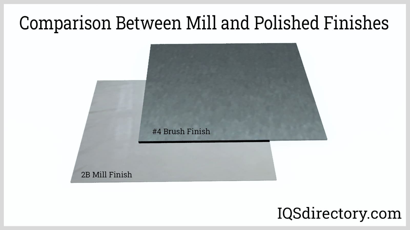 Comparison Between Mill and Polished Finishes