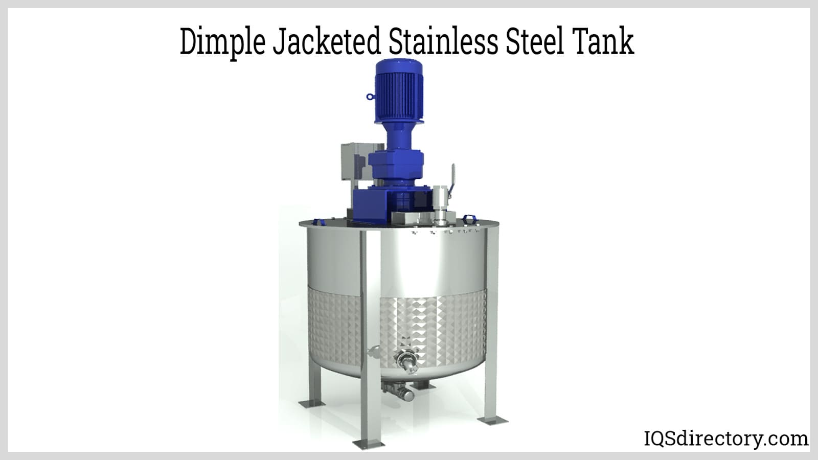 Dimple Jacketed Stainless Steel Tank