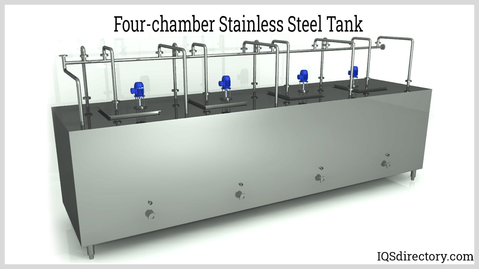 Four-chamber Stainless Steel Tank