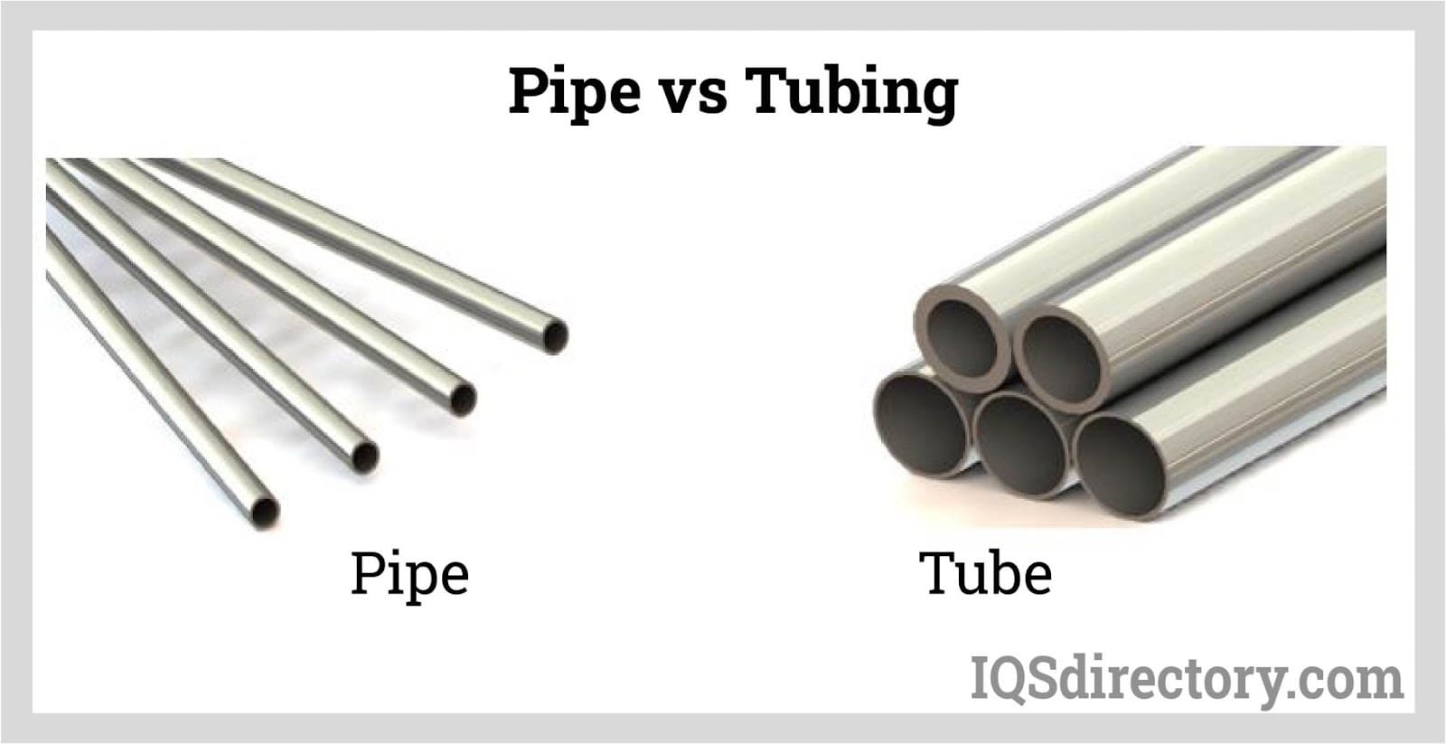 Pipe vs Tubing