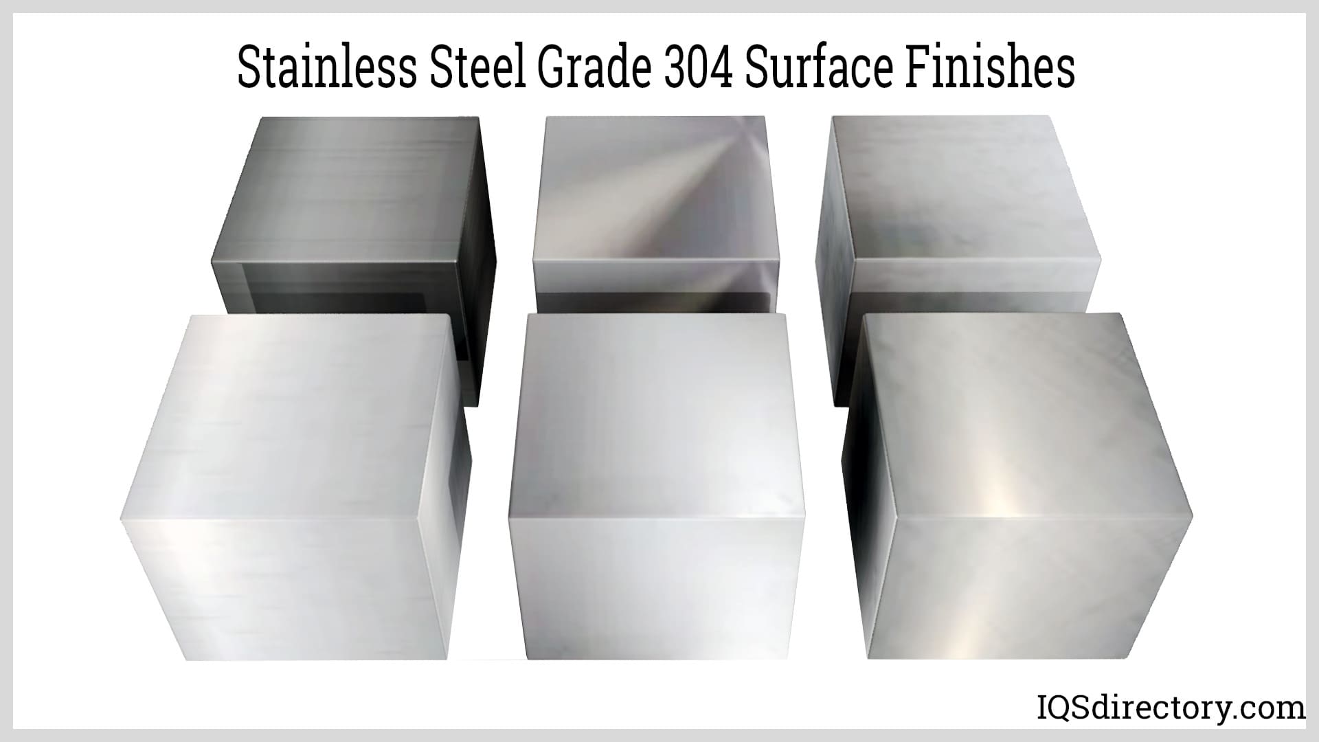 Stainless Steel Grade 304 Surface Finishes