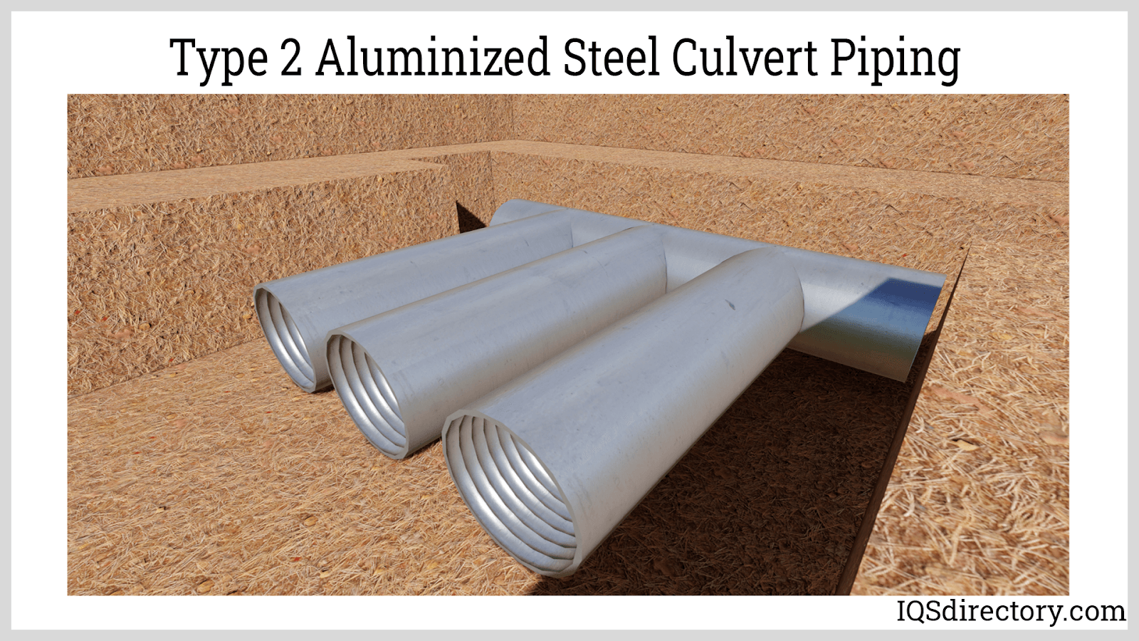 Type 2 Aluminized Steel Culvert Piping